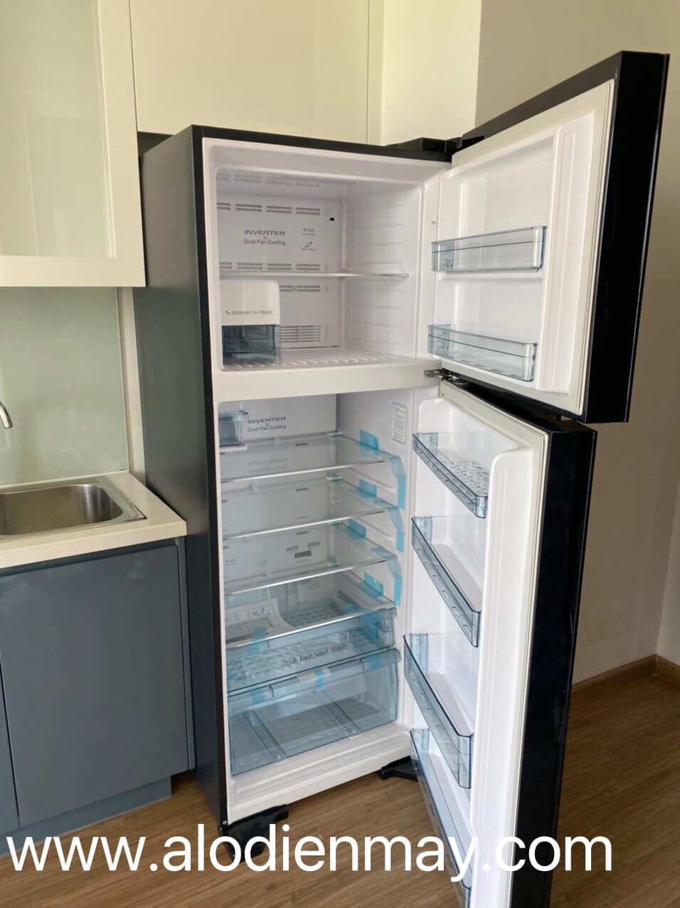 Tủ lạnh Hitachi inverter 450 Lít R-FG560PGV8X GBK giá rẻ Hà Nội