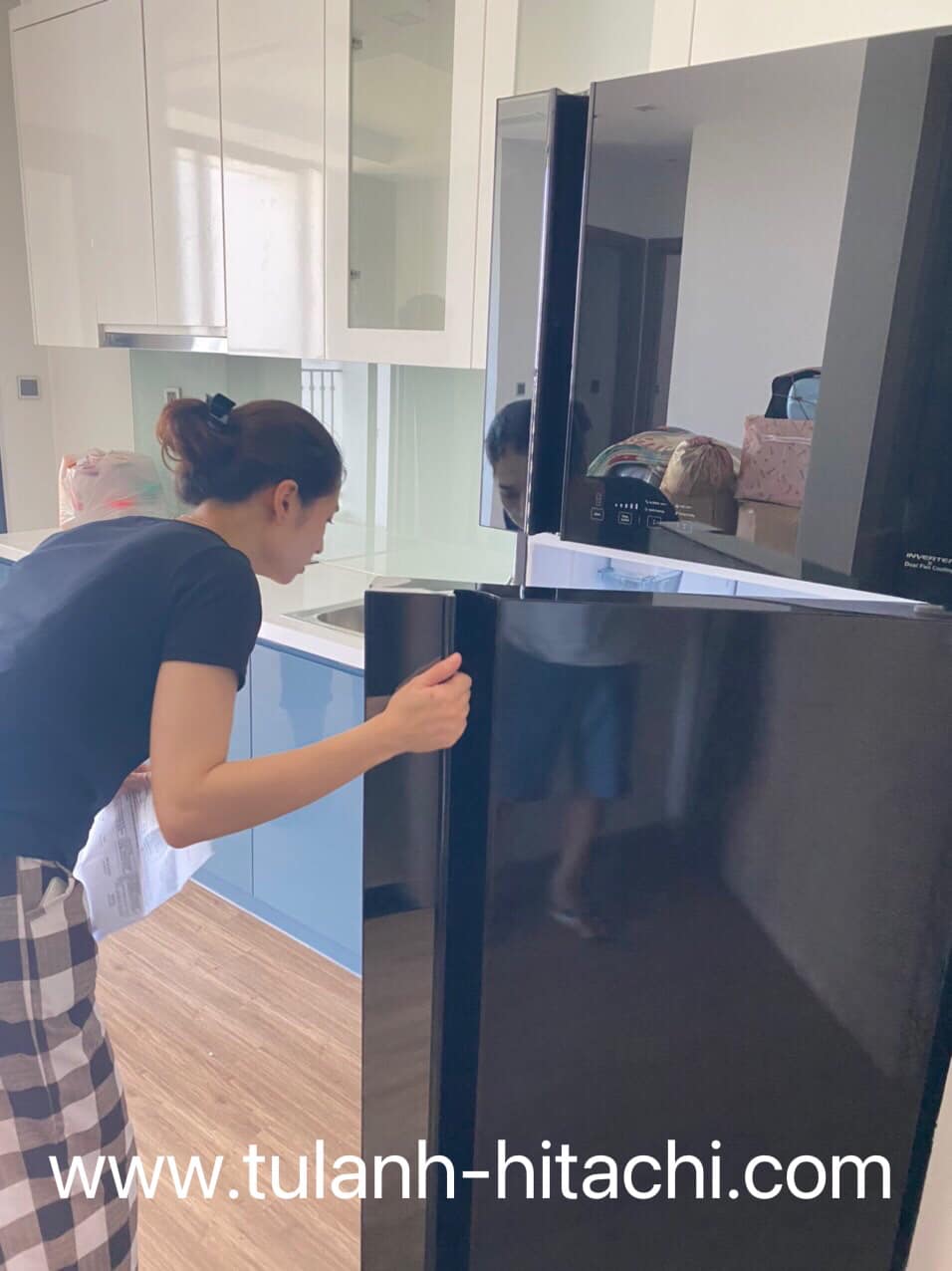 Tủ lạnh Hitachi inverter 450 Lít R-FG560PGV8X GBK giá rẻ Hà Nội