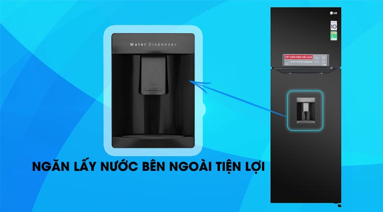 Tủ lạnh LG Inverter 315 lít GN-D315BL