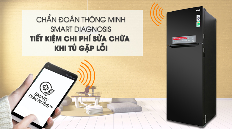 Tủ lạnh LG Inverter 315 lít GN-M315BL