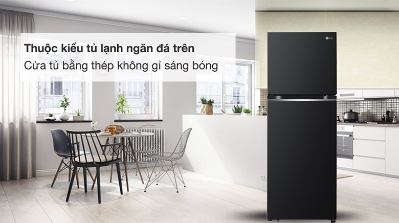 Tủ lạnh LG 2 cánh inverter 217 lít B212WB giá tốt