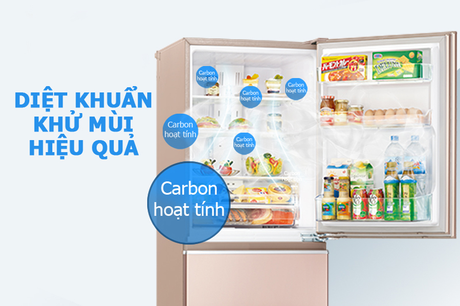 Tủ lạnh Mitsubishi MR-CX46ER-BST 365 lít 3 cửa inverter tại Hà Nội