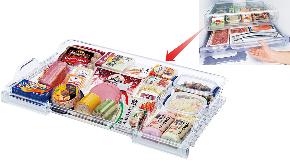 Tủ lạnh Mitsubishi 3 cánh 330 Lít MR-CX41ER-BRW tại Hà Nội