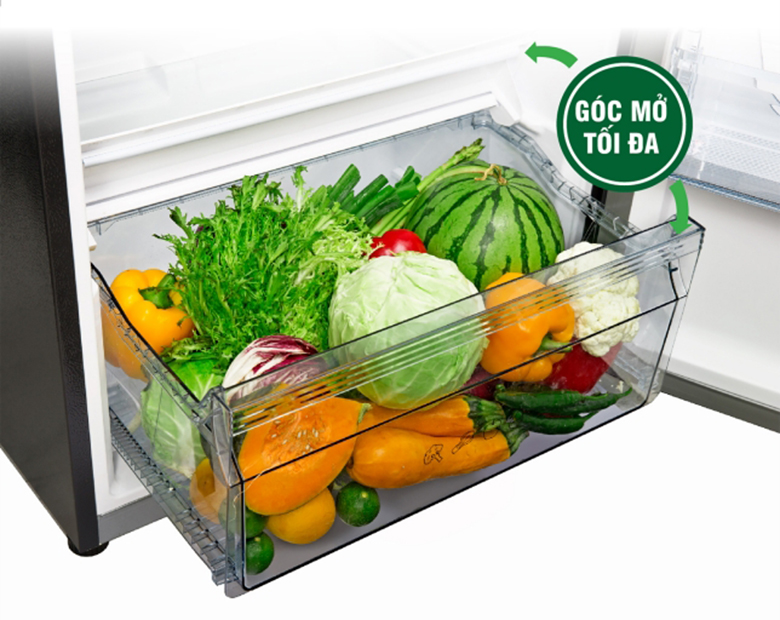 Tủ lạnh Panasonic Inverter 306 lít NR-TV341VGMV ngăn rau củ lớn