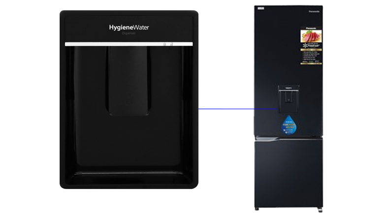 Tủ lạnh Panasonic Inverter 322 lít NR-BC360WKVN 2 cánh