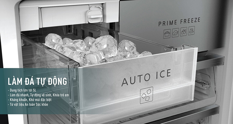 Tủ lạnh Panasonic Inverter 540 lít NR-YW590YMMV làm đá tự động