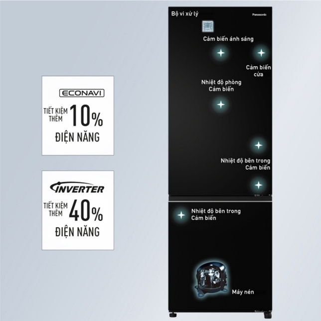 Tủ lạnh Panasonic inverter 300 lít NR-BV331CPKV 2022 giá rẻ