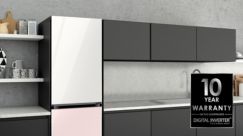 Tủ lạnh beSPOKE Samsung inverter 339 lít RB33T307055/SV giá rẻ