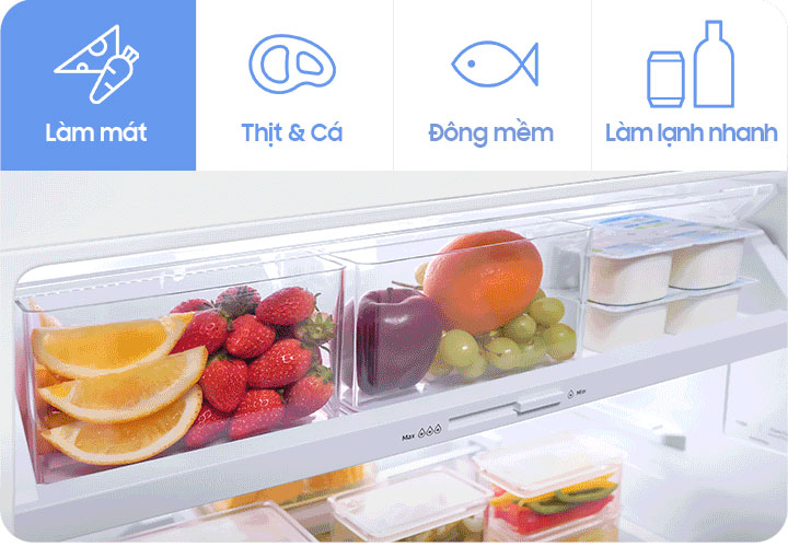 Tủ lạnh Bespoke Samsung inverter 385 lít RT38CB668412SV