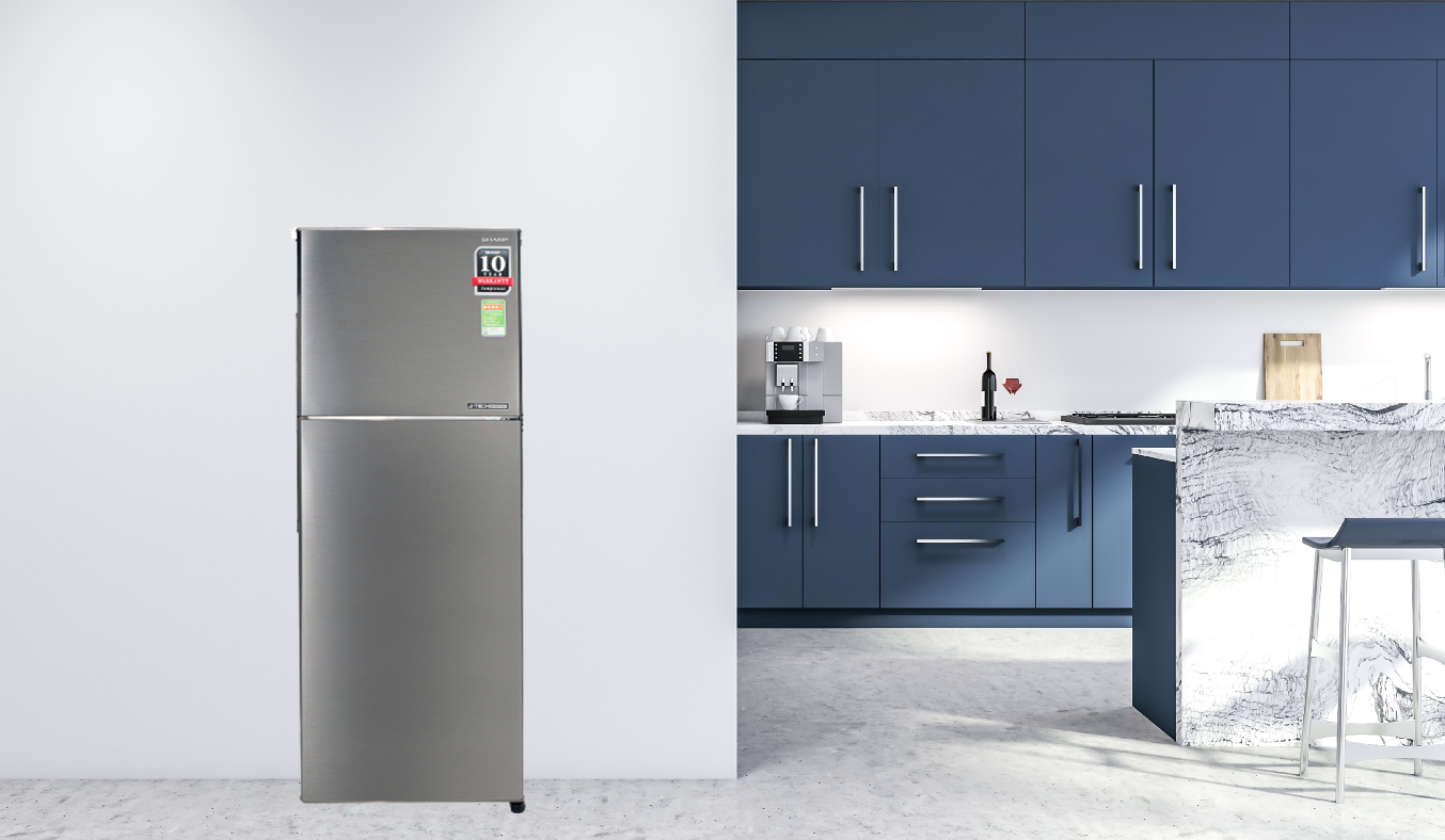 Tủ lạnh Sharp 2 cánh inverter 253 lít SJ-X281E-SL