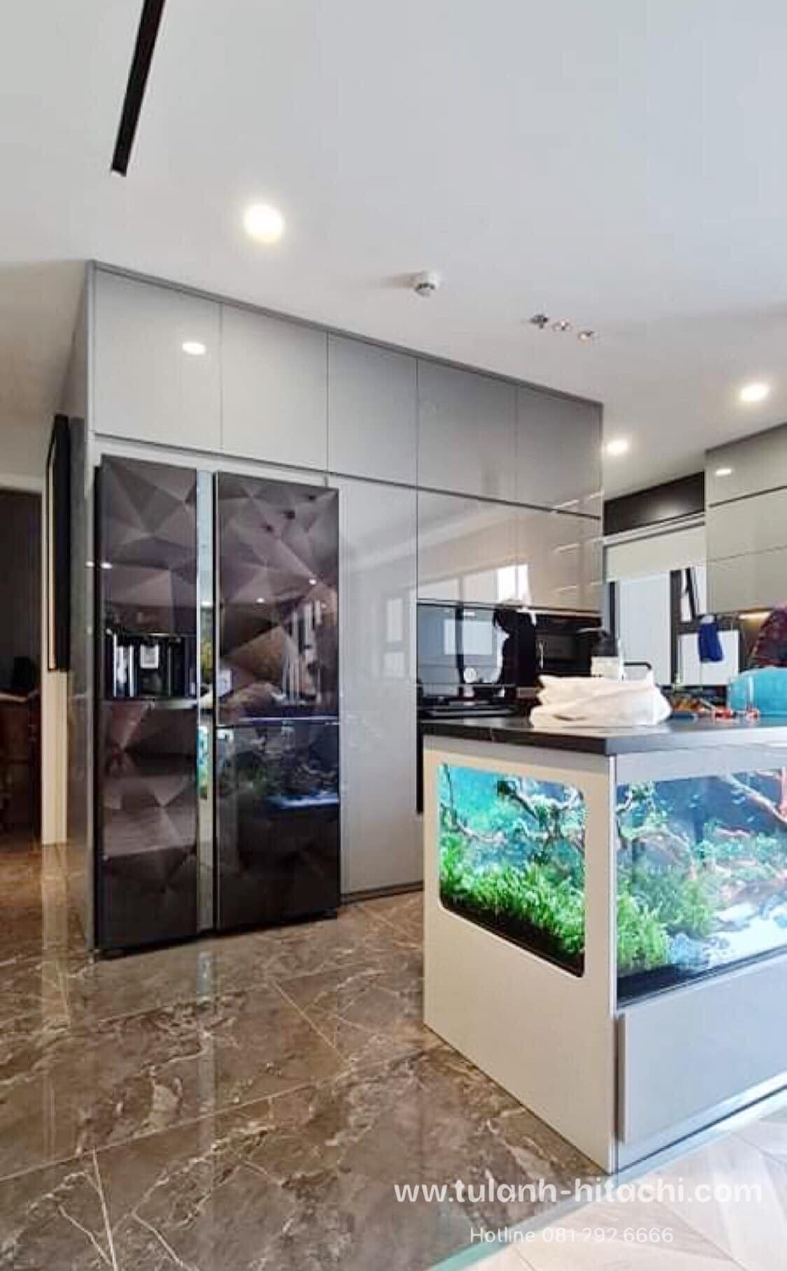 Tủ lạnh Side By Side Hitachi inverter 569 lít R-FM800XAGGV9X (GBZ)