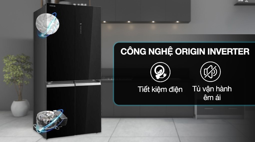 [2024] Tủ lạnh Toshiba 4 cánh inverter 474 lít GR-RF611WI-PGV(22)-XK