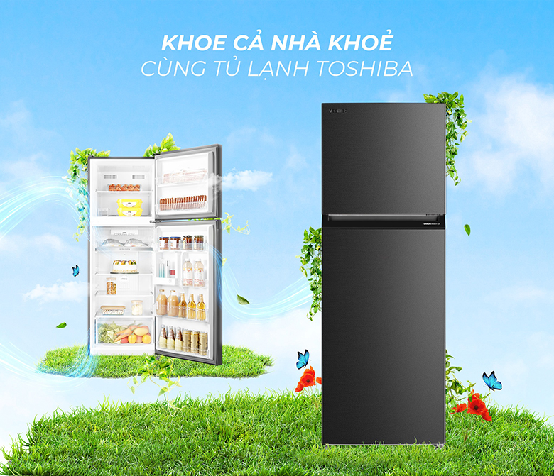 Tủ lạnh Toshiba Inverter 338 lít RT440WE-PMV(06)-MG