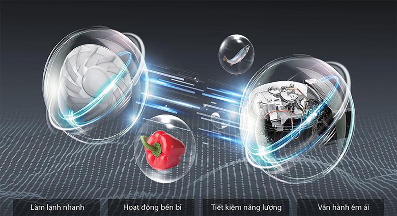 Tủ lạnh 4 cánh Toshiba inverter 515 lít GR-RF670WI-PGV(A9)-BG giá tốt