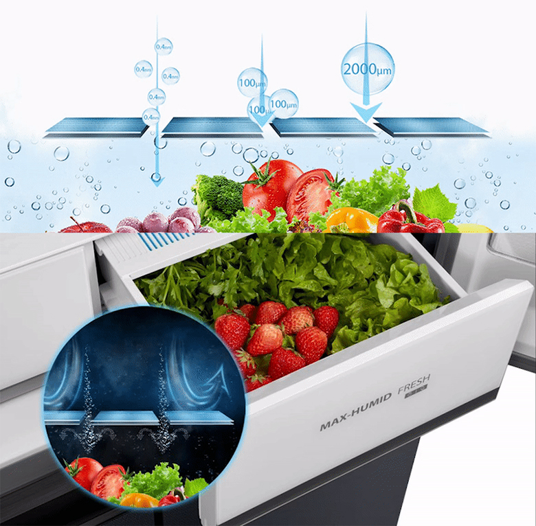 Tủ lạnh 4 cánh Toshiba inverter 515 lít GR-RF670WI-PGV(A9)-BG giá tốt