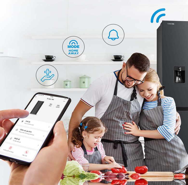 Tủ lạnh thông minh Toshiba inverter 509 lít GR-RF605WI-PMV(06)-MG model 2022
