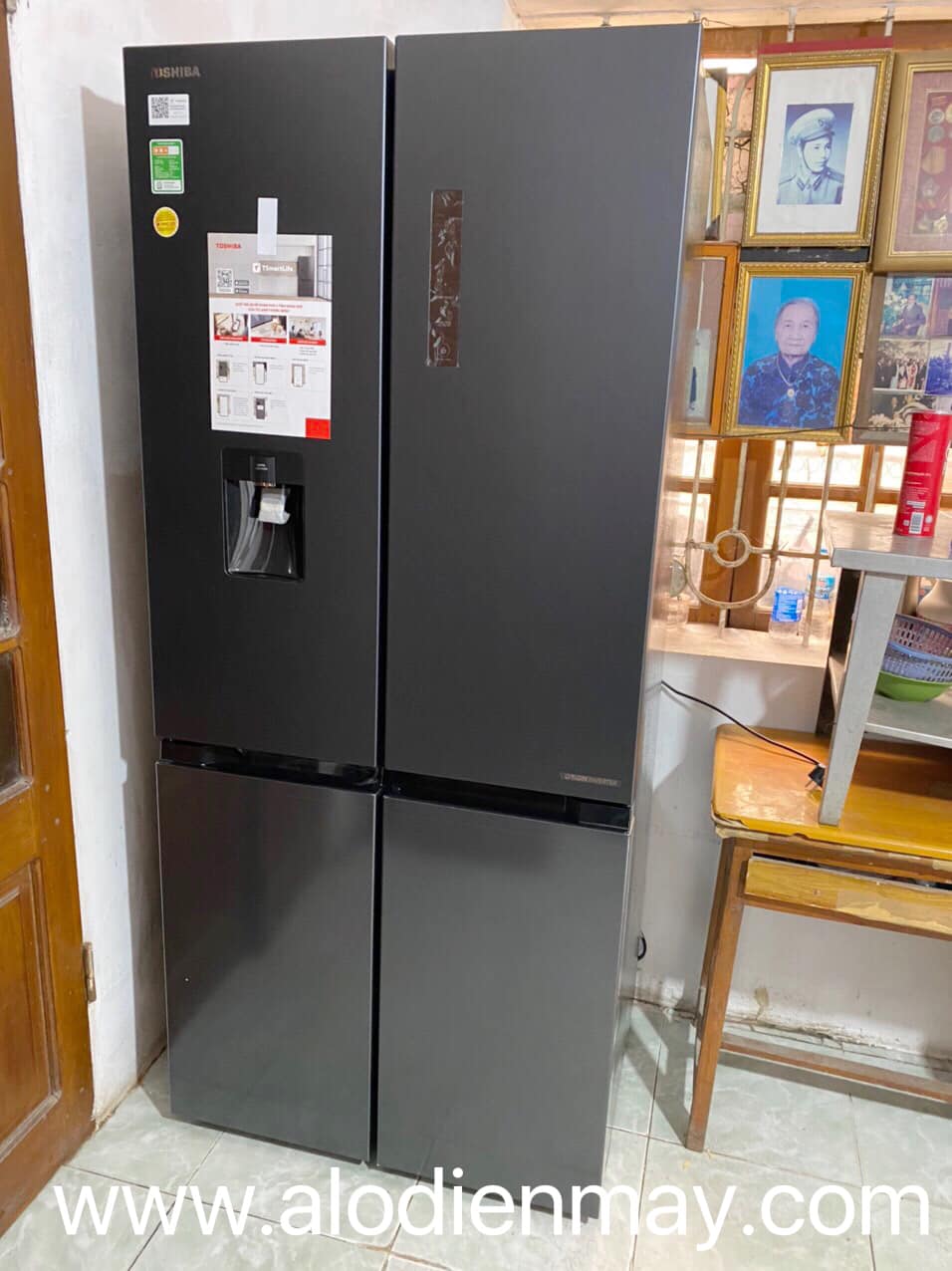 Tủ lạnh thông minh Toshiba inverter 509 lít GR-RF605WI-PMV(06)-MG model 2022