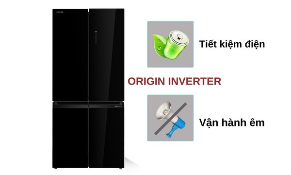 Tủ lạnh Toshiba 4 cánh inverter 515 lít GR-RF677WI-PGV(22)-XK