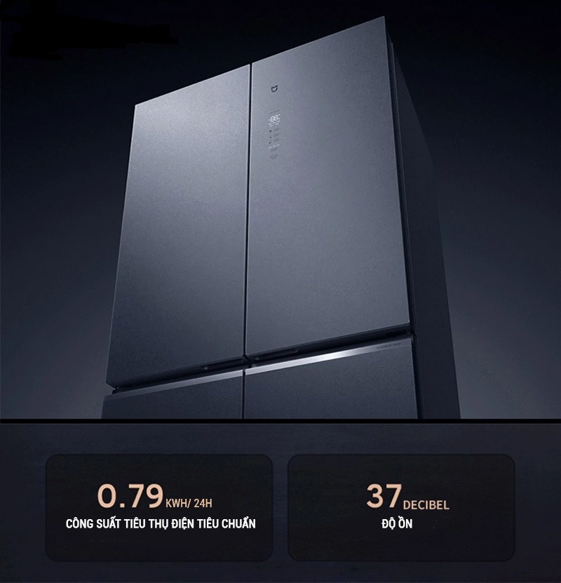 Tủ lạnh Xiaomi Mijia inverter 4 cánh 550L lít BCD-550WGSA