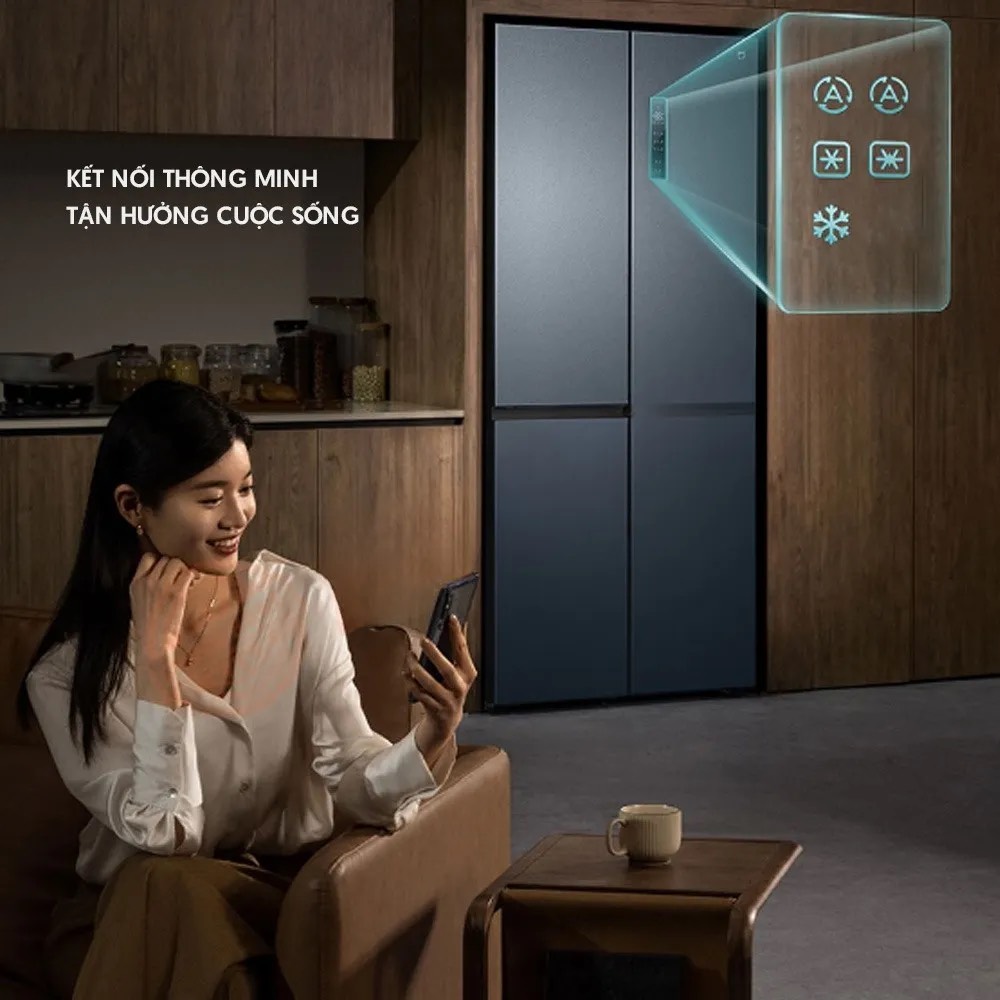 Tủ lạnh Xiaomi Mijia inverter 4 cánh 606 lít BCD-606WMFSA có đông mềm