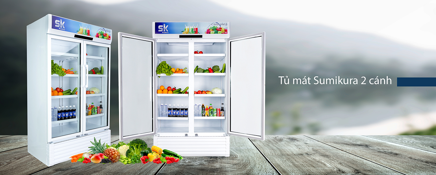 Tủ mát Sumikura 700 lít dàn đồng SKSC-802WG2