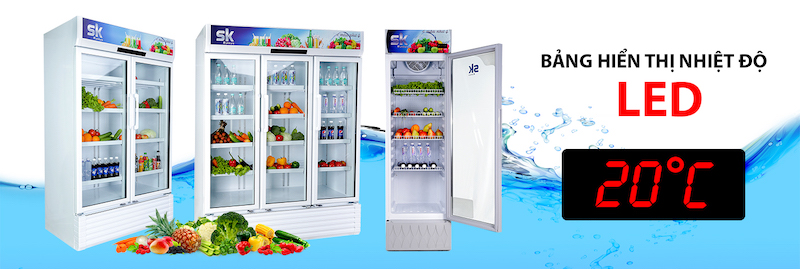 Tủ mát Sumikura 700 lít dàn đồng SKSC-802WG2