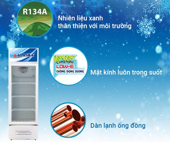Tủ Mát đứng Alaska 425 Lít LC-833C
