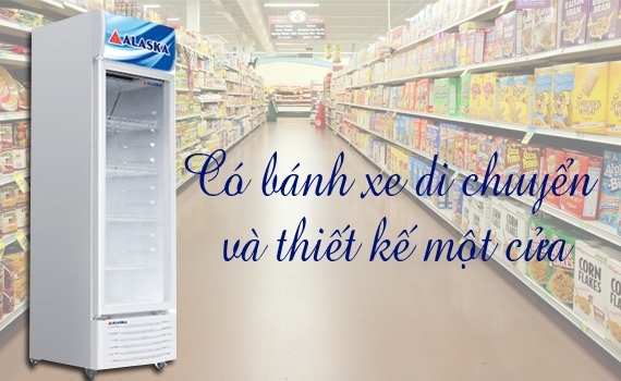 Tủ mát Alaska 400L gas R600A LC-633H