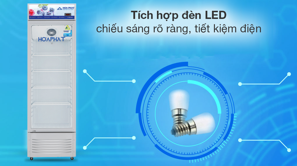 Tủ mát Hoà Phát 1 cánh 242 lít HSR D6242
