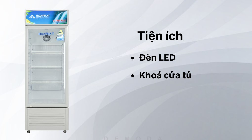 Tủ mát Hoà Phát 242 lít HSR S6242 kính Low-E