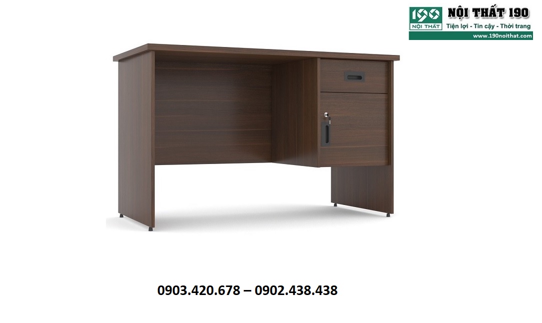 Bàn máy tính liền hộc 1m2 BG05M