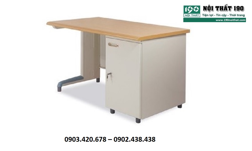 Bàn sắt có hộc 1m4 BS14H1-M