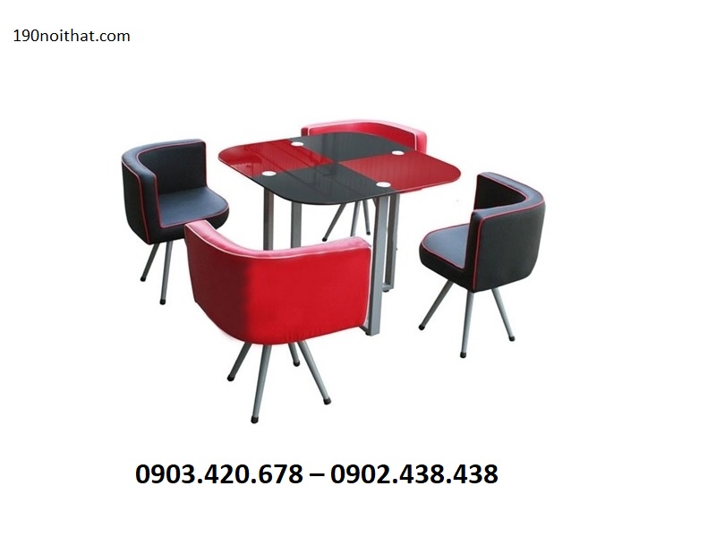 Bàn ghế cafe là sản phẩm nội thất thông dụng thường thấy rất nhiều tại các quán cafe, các khu ăn uống