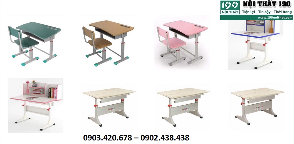 Bàn ghế học sinh tiểu học - cấp 1 được rất nhiều gia đình, trường học lựa chọn
