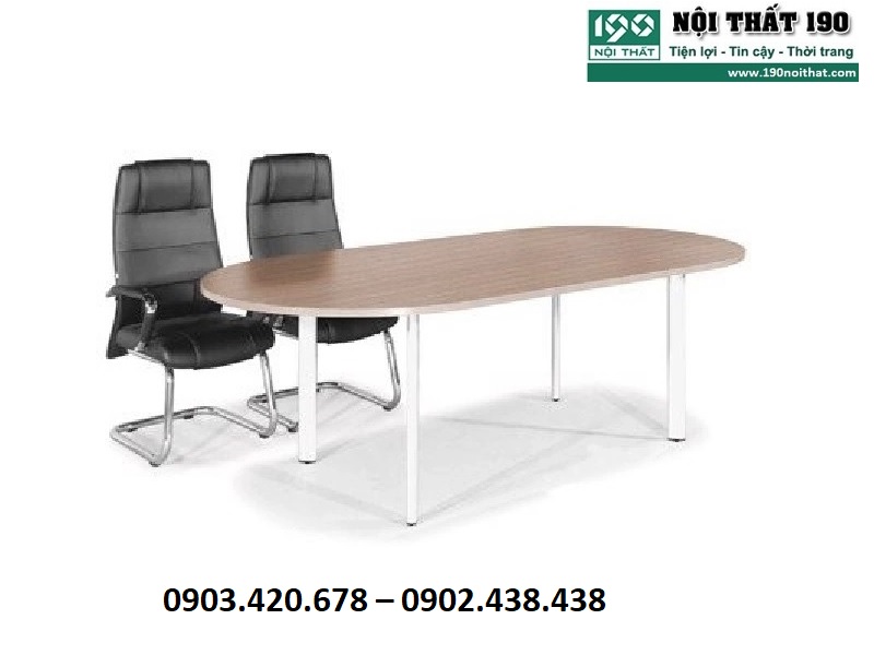 Kích thước bàn ghế phòng họp vô cùng đa dạng, phù hợp với nhu cầu sử dụng khác nhau