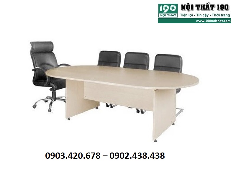 Hầu hết các mẫu bàn ghế phòng họp hiện nay đều được làm từ chất liệu cao cấp, bền bỉ