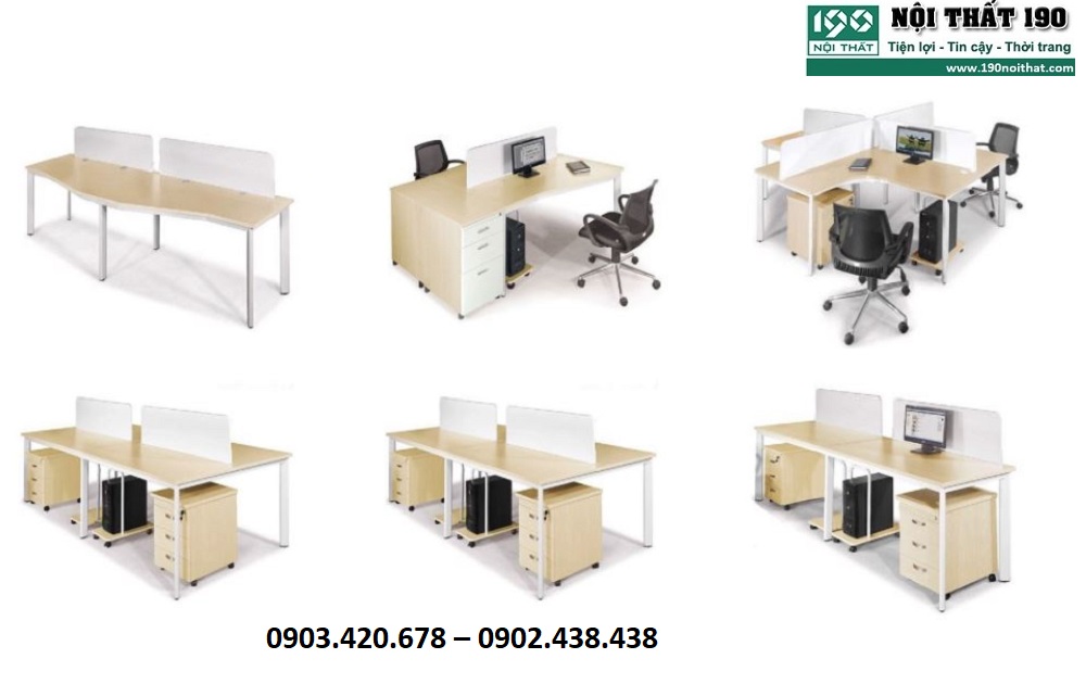 Bàn làm việc có vách ngăn sở hữu nhiều ưu điểm tuyệt vời, đem lại lợi ích cho người sử dụng