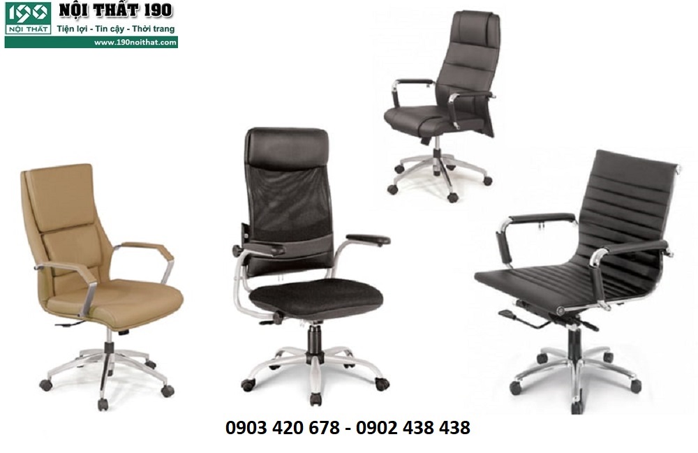 Ghế xoay văn phòng cao cấp 190 được thiết kế sang trọng, hiện đại