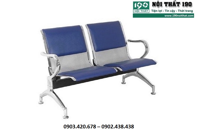 Ghế băng chờ đệm PVC có mức giá cao hơn với các loại ghế khác