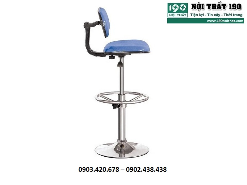 Ghế quầy bar có lưng tựa có cấu tạo chắc chắn, bền bỉ