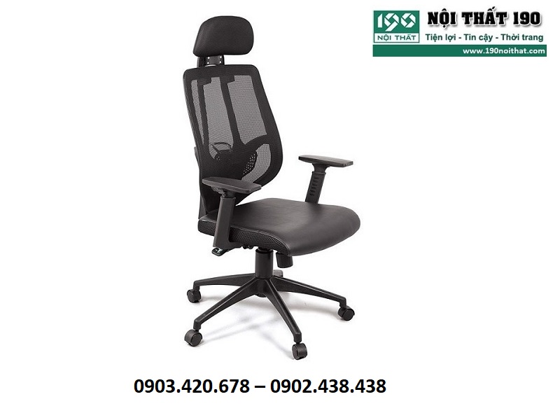 Ghế lưới xoay tựa đầu GX404
