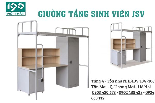 Khám Phá Giường Tầng Sinh Viên JSV Có Gì Nhé?