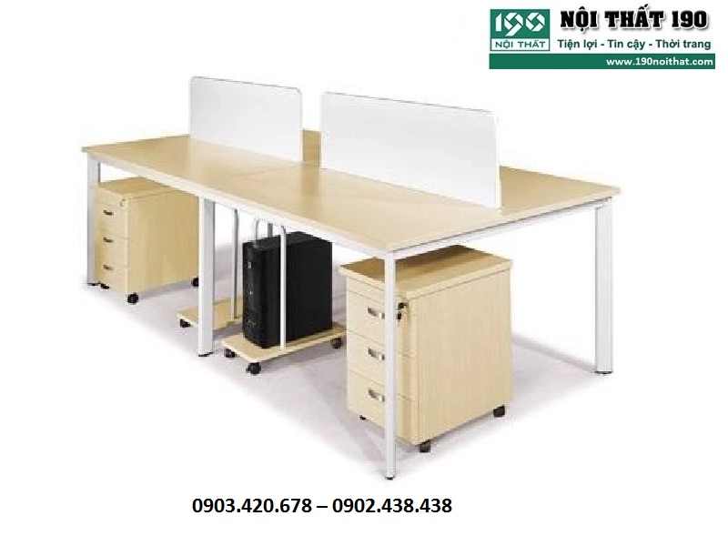 Module bàn làm việc là tổ hợp được ghép từ nhiều bàn làm việc riêng lẻ