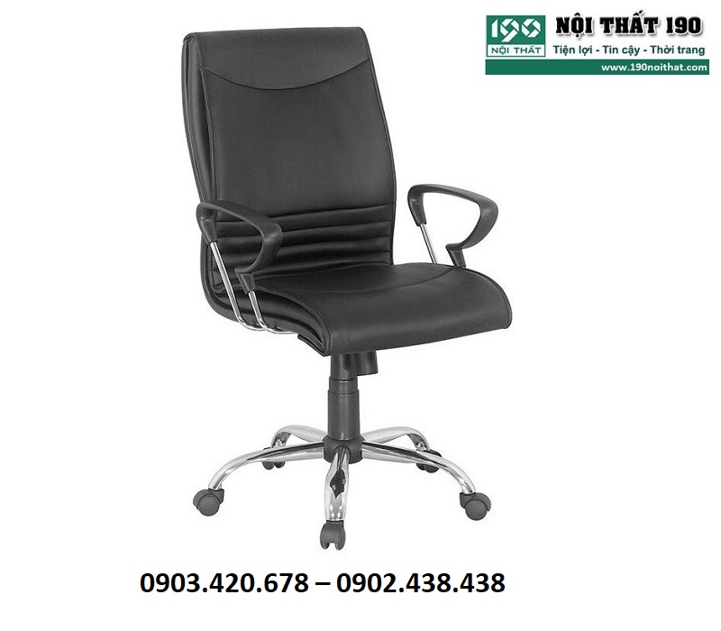 Ghế da chân xoay GX16