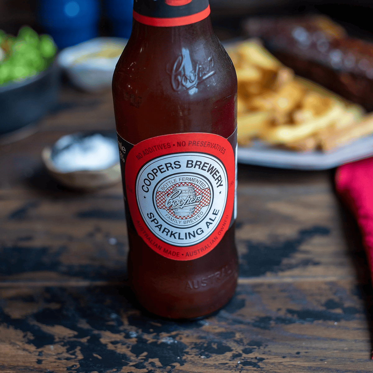 Bia Australia Coopers Sparkling Ale 5,8% - Chai 375ml - Thùng 24