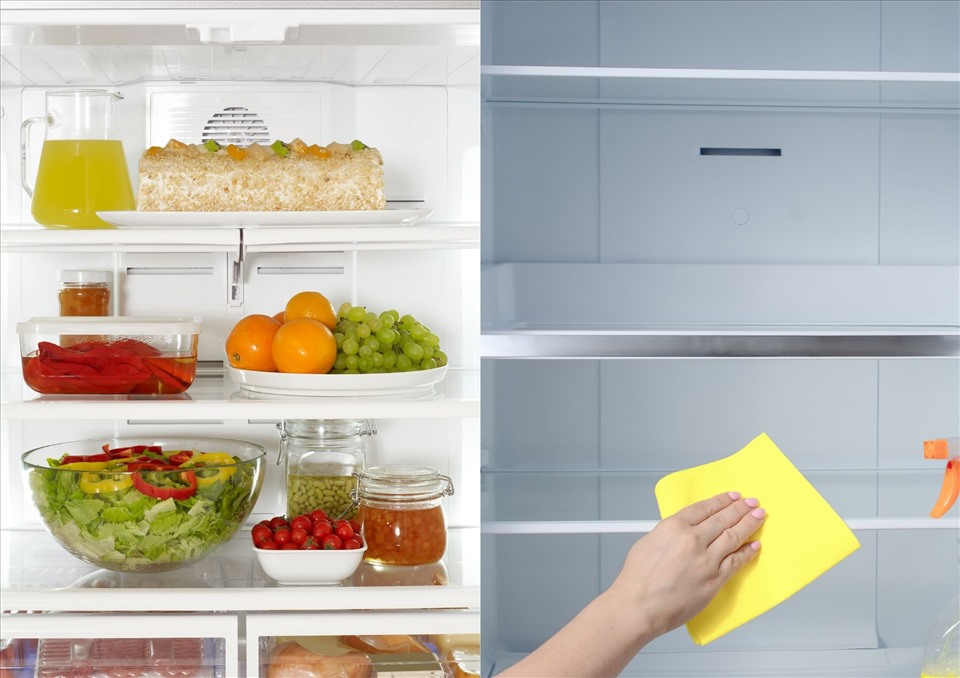 5 mẹo giúp bạn tẩy nhanh vết ố vàng trong tủ lạnh