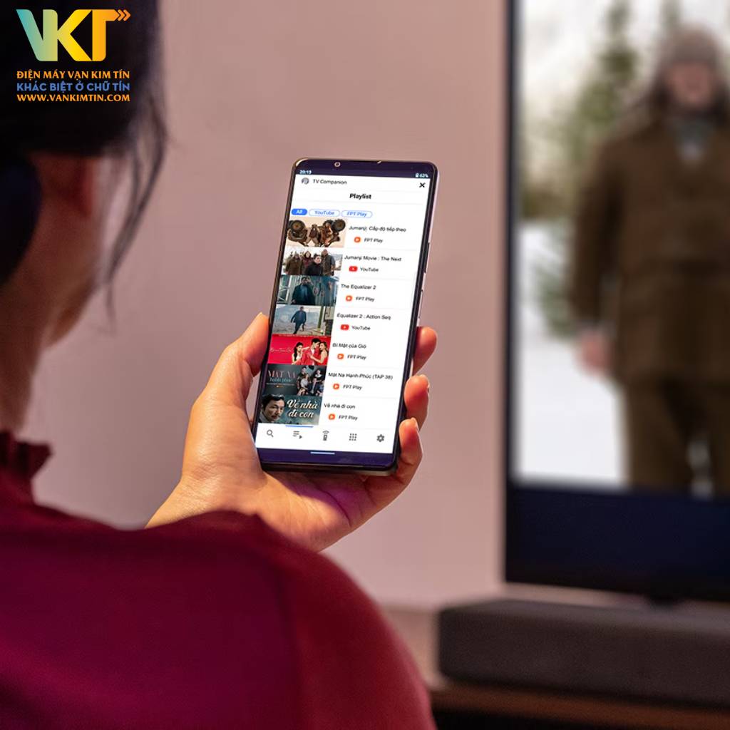 Google Tivi Sony 4K 65 inch KD-65X75K - Trải nghiệm nhiều tính năng tiện ích khác nhau trên KD-65X75K