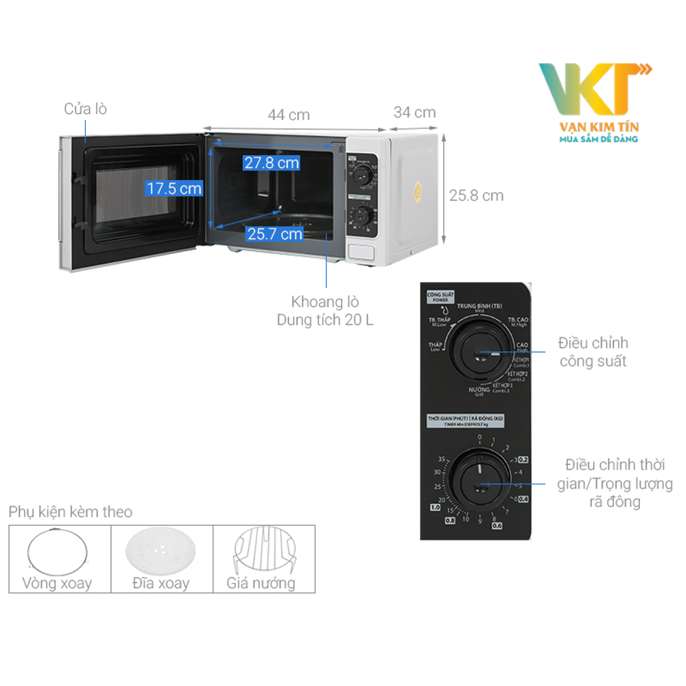 Lò vi sóng Toshiba ER-SGM20(S1)VN