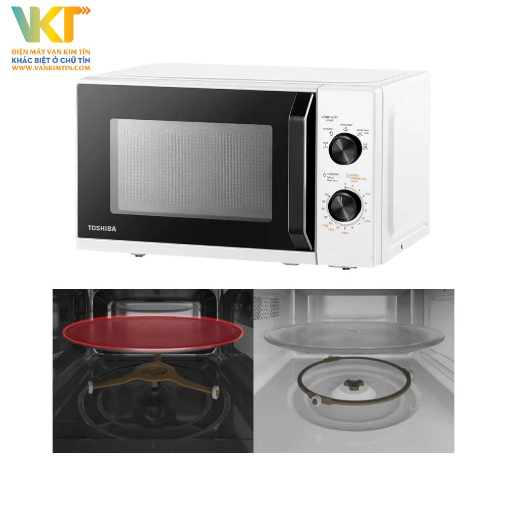Lò vi sóng Toshiba MW3-MM25PE(WH) - Thiết kế hiện đại từ chất liệu cao cấp, bền bỉ và an toàn