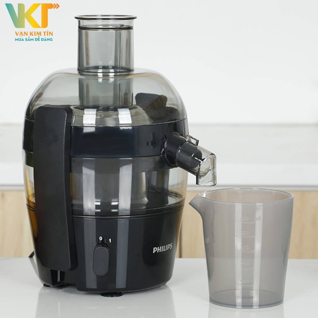Máy ép trái cây Philips HR1832/00 - Công suất mạnh mẽ cùng ống tiếp nguyên liệu lớn